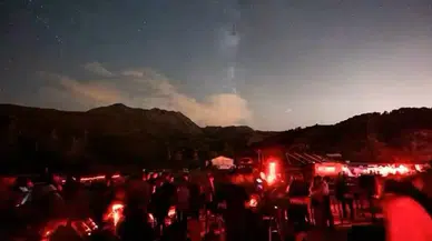 Davraz Kayak Merkezi’nde “Gökyüzü Müşahede Şenliği” Düzenlendi