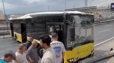 Esenyurt’ta İETT Otobüsü Kaza Yaptı: İçinde Yolcu Olmaması Facianın Önüne Geçti