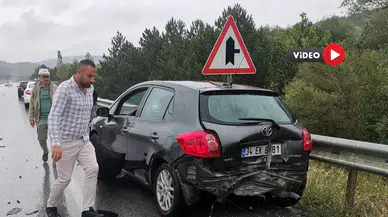 İki Otomobil Çarpıştı: 1 Yaralı