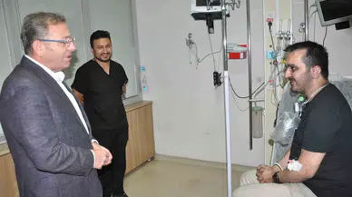 Kars’ta Yangında Dumandan Etkilenenler Tedavi Altına Alındı