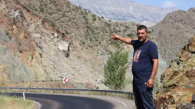 Oltu - Artvin Karayolu Heyelan Nedeni ile 3 Gündür Kapalı