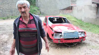 Sel ve Heyelandan Torunları ile Birlikte Mağaraya Sığınarak Kurtuldu