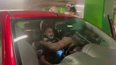 Sultanbeyli’de  Alışveriş Merkezinde Yangın Tatbikatı Sinemaları Aratmadı