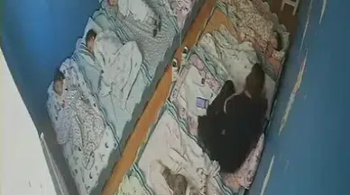 21 Aylık Bebeğe Şiddet Kameraya Yansıdı