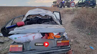 Çorum’da Otomobil Devrildi, Ölü ve Yaralılar Var