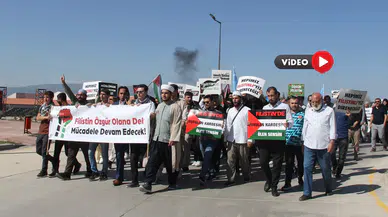 Çorum’da Üniversite Öğrencileri Filistin İçin Yürüdü