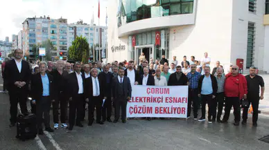 Elektrikçi Esnafı YEDAŞ Protesto Etti