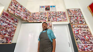 Çorum'da İş Yerini Fotoğraflarla Albümüne Çevirdi