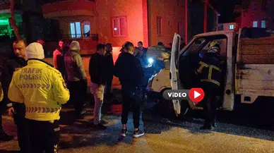 Kamyonet Alev Alev Yandı