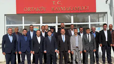 Kaymakam Sağır, Muhtarları Kabul Etti