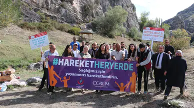 Kaymakam ve İdareciler Sağlık İçin Yürüdü