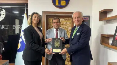 Türk-Alman Heyetinden Ticaret Borsası’na Ziyaret