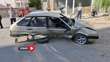 U Dönüşü Yaparken Aracı Bu Hale Getirdi