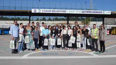 Yurt Dışından Geldiler, Sıfır Atık Tesisi’ni Gezdiler