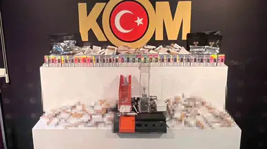 Aksaray’da Kaçak Sigara Deposuna Baskın: 1 Gözaltı