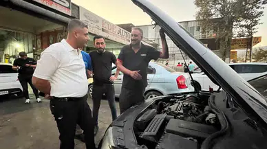 Arabası Tamirden Erken Çıkınca Davul Zurna Eşliğinde Oynayarak Teslim Aldı
