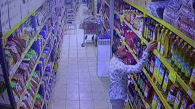 Ayçiçek Yağını Pantolonunun İçine Sokarak Çaldı