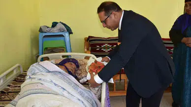 Cumhuriyetin 101. Yılı Münasebetiyle, 100 Yaşını Aşmış Yaşlılar Ziyaret Edildi