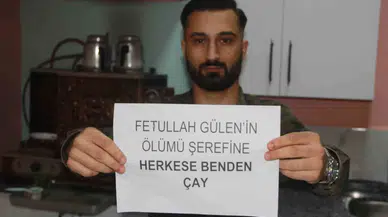 FETÖ Elebaşının Vefatına Sevinen Esnaf Çayları Fiyatsız Dağıttı