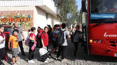 Güzelbahçe Belediyesinden Fiyatsız Okul Servisi