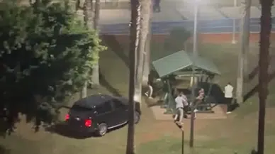 Mersin’de Sinema Sahnesini Aratmayan İmajlar: Aracını Kalabalığın Üzerine Sürdü