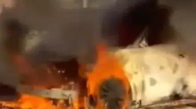 Şanlıurfa’da Togg Aracı Alev Alev Yandı