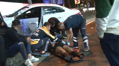 Sarıyer’de Alkollü Şoförün Kullandığı Araç Refüje Girdi: 2 Yaralı