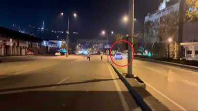 Takımları Görünce Karşıt Şeritten Kaçtı