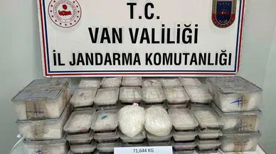 Van’da 71 Kilo 629 Gram Metamfetamin Ele Geçirildi