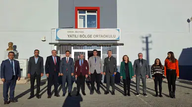 Çağlar, Mecitözü Yatılı Bölge Ortaokulu'nu Ziyaret Etti