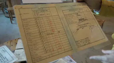 49 Yıllık Anılarını Okulun Müzesine Armağan Etti