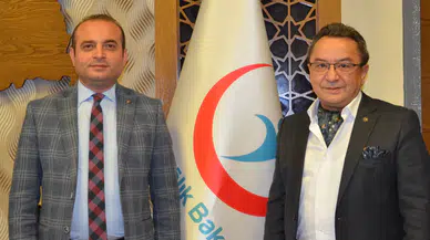 Ayhan Aykanat’tan Başhekim Doç. Dr. Komut’a Ziyaret