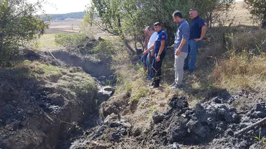 Bayat'ta Mezarlıklara Su Sorunu Çözüldü