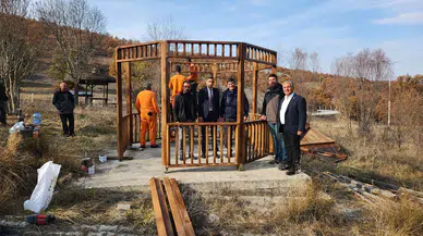 Boğazkale’de İbikçam Göleti Yenileniyor