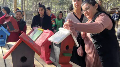 Engelli Öğrencilerden Kuşlara Sıcak Yuva