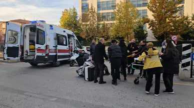 Otomobille Motosiklet Çarpıştı: 1 Yaralı