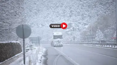 Samsun Yolundan Kar Manzaraları