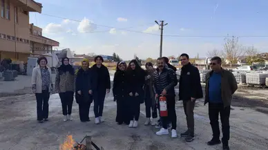Sungurlu’da Yangın Tatbikatı
