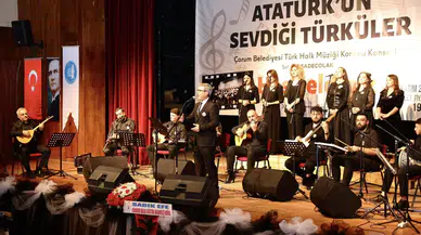 THM Korosu, Atatürk'ü Sevdiği Türkülerle Andı