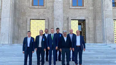 Tahtasız, Muhtarları TBMM’de Ağırladı