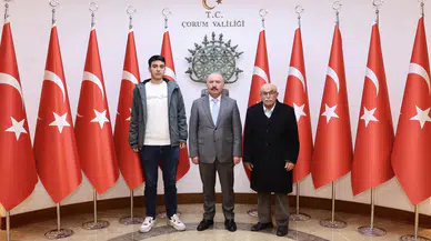 Vali Çalgan, YKS Birincisini Ağırladı