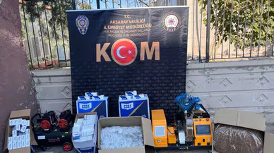 Aksaray’da Kaçak Sigara ve Makaron Ele Geçirildi