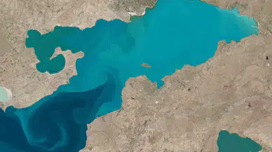 Avrupa Uzay Ajansı, Van Gölü’ndeki Güçlü Akıntıları Görüntüledi