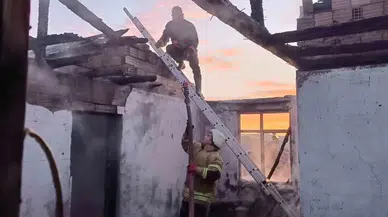 Çan’da Köy Konağından Çıkan Yangın Korkuttu