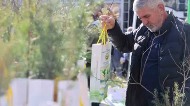 Elazığ’da Vatandaşlara 23 Bin Adet Fiyatsız Fidan Dağıtıldı