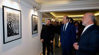 “Güzel Sanatlar Ekim Sergisi” Cumhurbaşkanı Tatar Tarafından Açıldı
