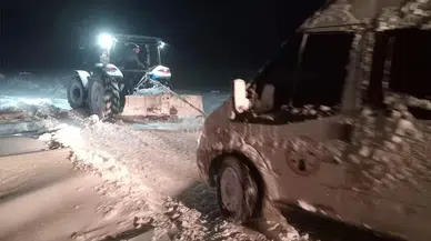 Kayseri’de Tipide Yollarda Mahsur Kalan Bin 200 Kişi Kurtarıldı