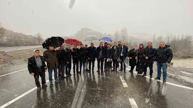 Kütahya’da Domaniç-Tavşanlı Karayolu’nun En Güç ve Tehlikeli Kısmı Olan 6,2 Kilometrelik Kısmı Merasimle Trafiğe Açıldı