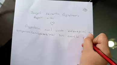 Minik Öğrencilerden Duygulandıran Mektup: Şehit Öğretmen Necmettin Yılmaz’ı Unutmadılar