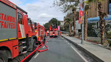 Sarıyer’de İnşaatı 34 Yıldır Bitmeyen Rezidansta Yangın: Alevler Kamerada